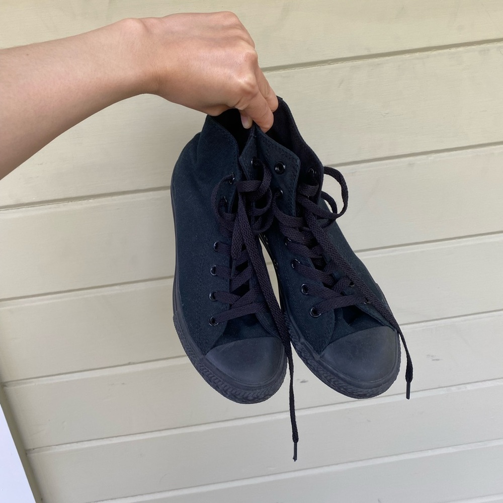 Converse High Tops - Black Monochrome